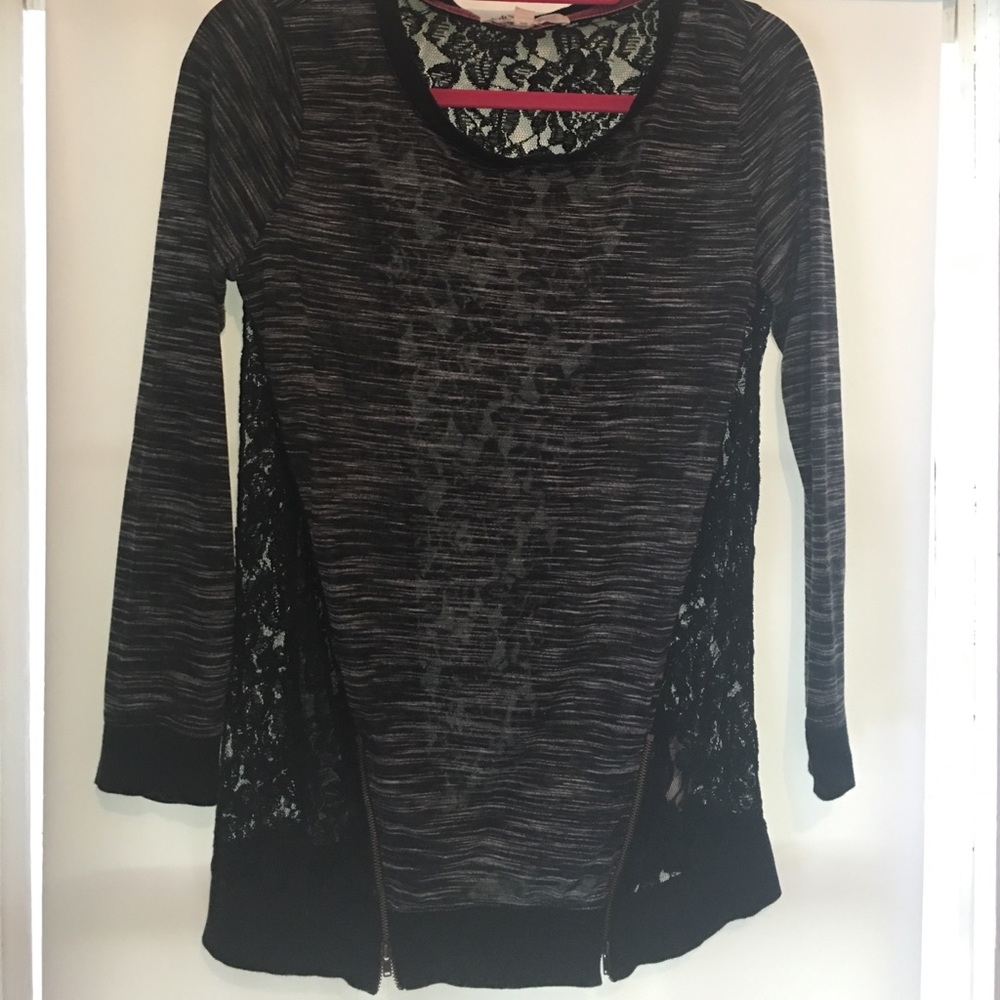 Black Lace Shirt