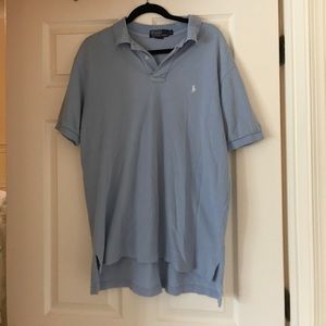 Men's Light Blue Polo by Ralph Lauren
