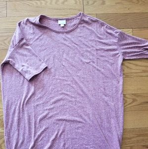 EUC Lularoe XS Irma SOLID PINK!!