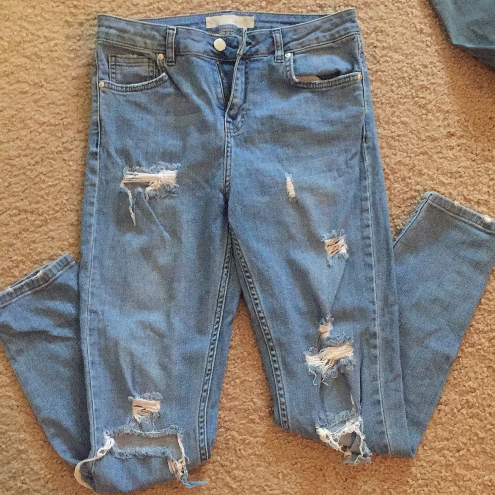 Top Shop Ripped Jeans