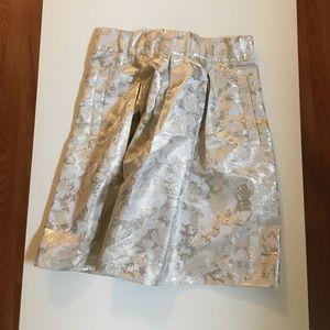 Gold shimmer skirt by Maeve