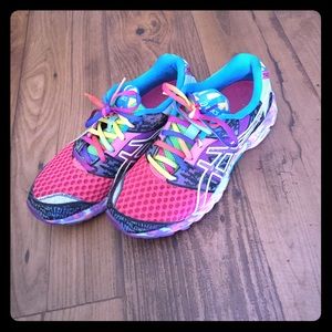 Asics running shoes.