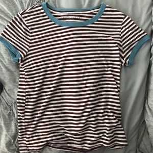 Vintage Striped Ringer Tee