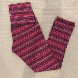 Lululemon wunder under crop leggings