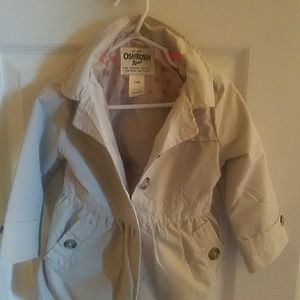 Little girl rain jacket