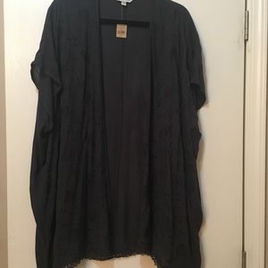 American 🦅 Eagle black kimono