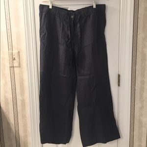 Loft Linen drawstring pants