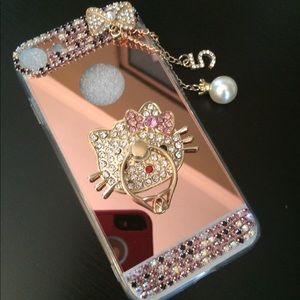 Hello kitty bling crystal rhinestone diamond case