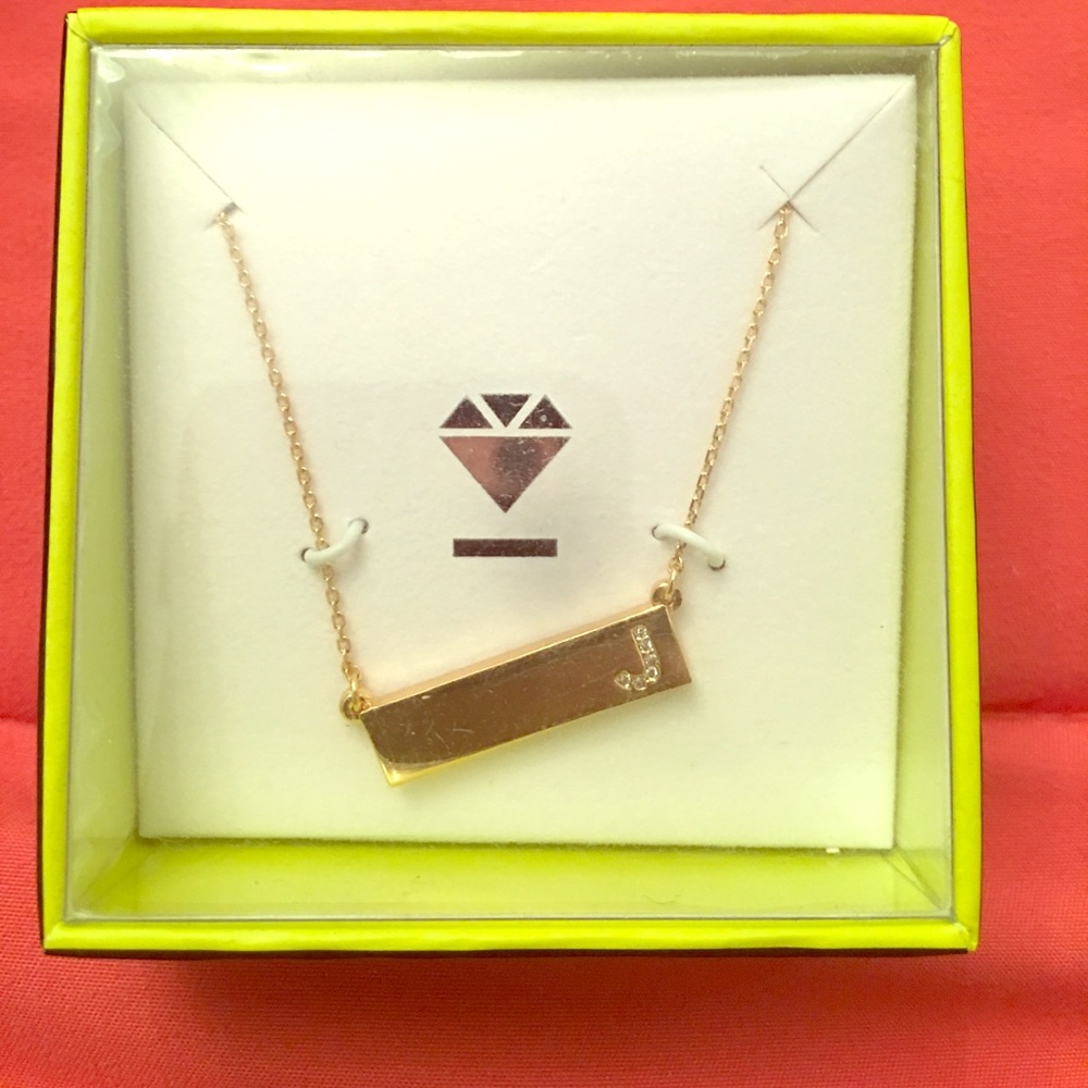 BaubleBar "J" Necklace