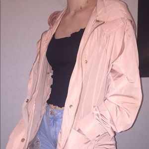 Pink forever21 utility jacket