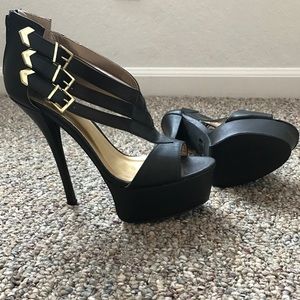 Black heels