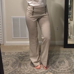 Express Editor WideLeg Sailor Pant sz4