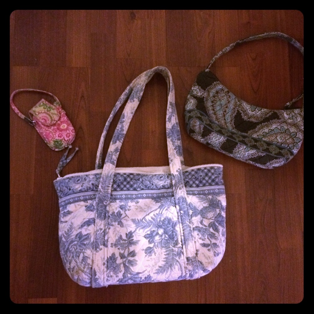 Vera Bradley tote & cell phone case