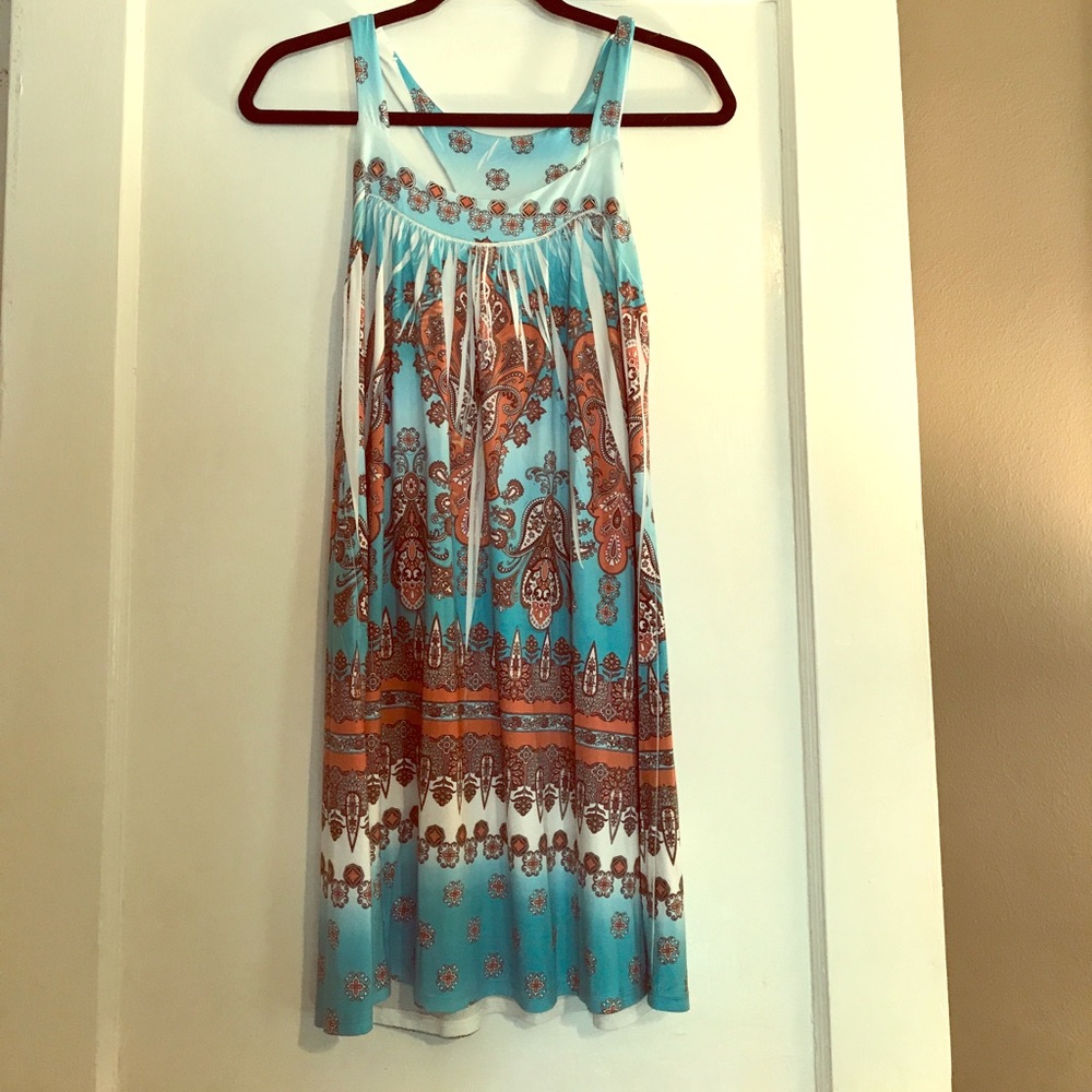 Racerback shift dress