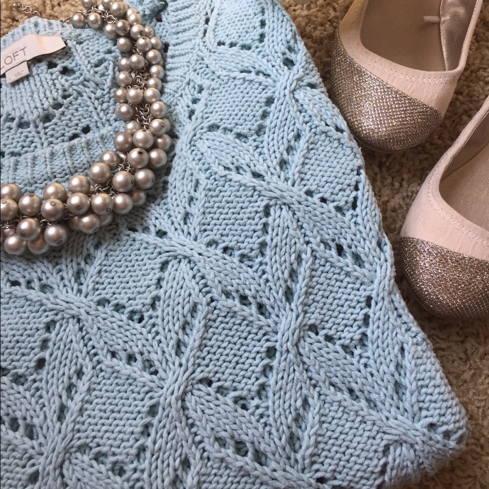 LOFT Blue Sweater