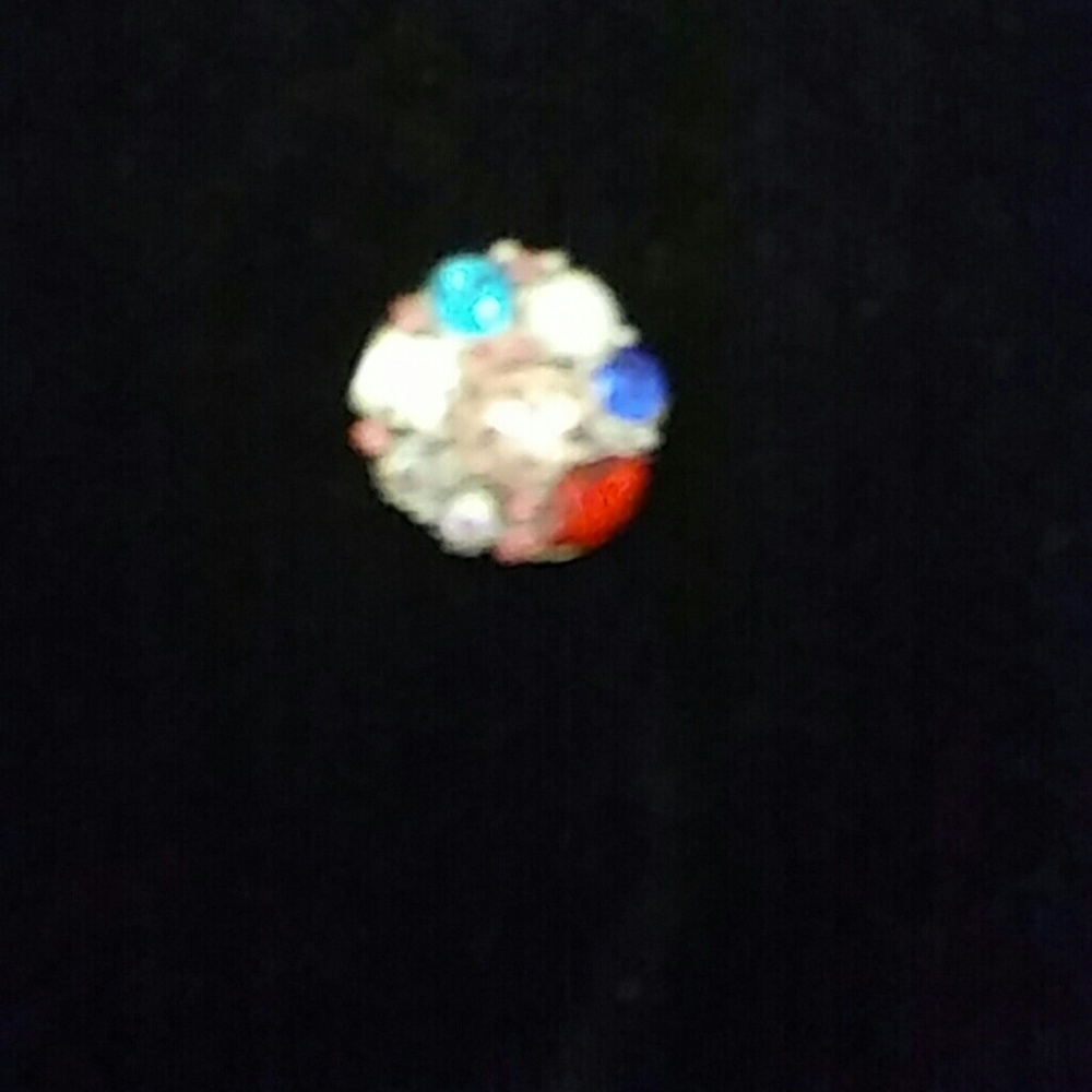 Pink Multicolor Rhinestones Ginger Snap