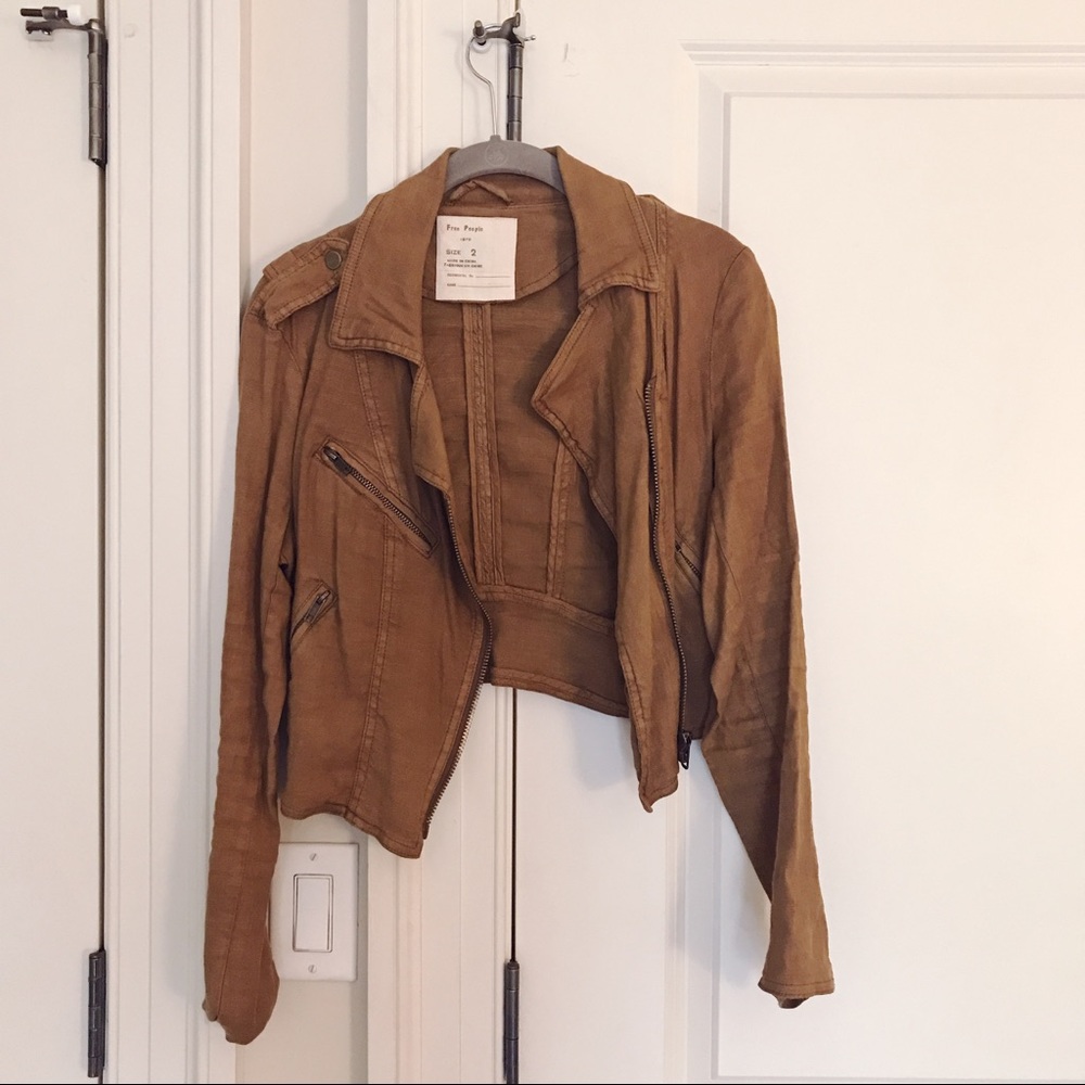 Free People brown jacket