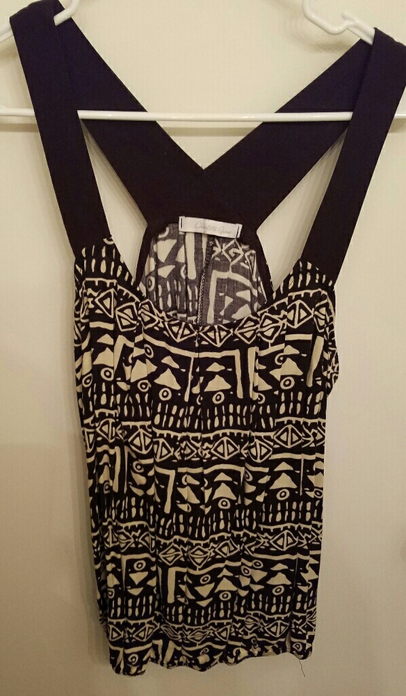 Black And White Tribal Bubble Tank