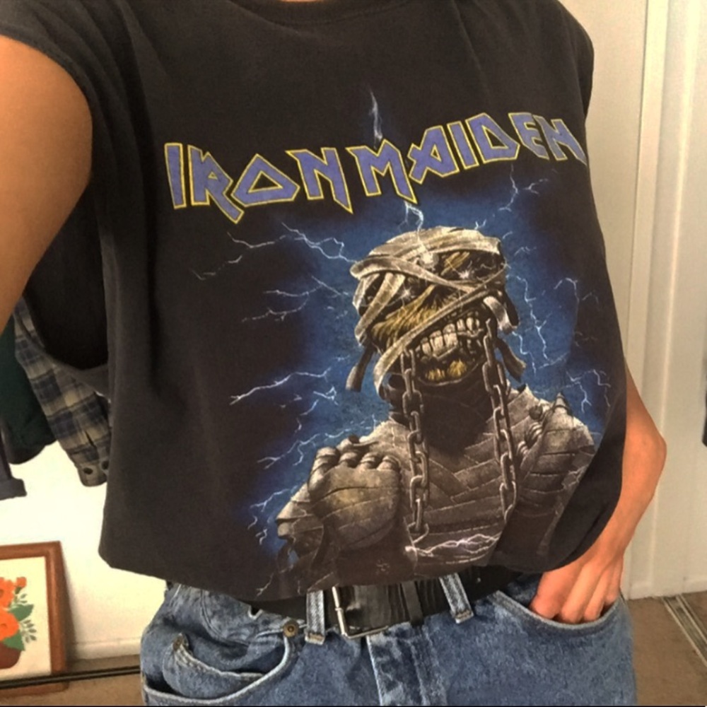 VINTAGE Iron Maiden Muscle Tee