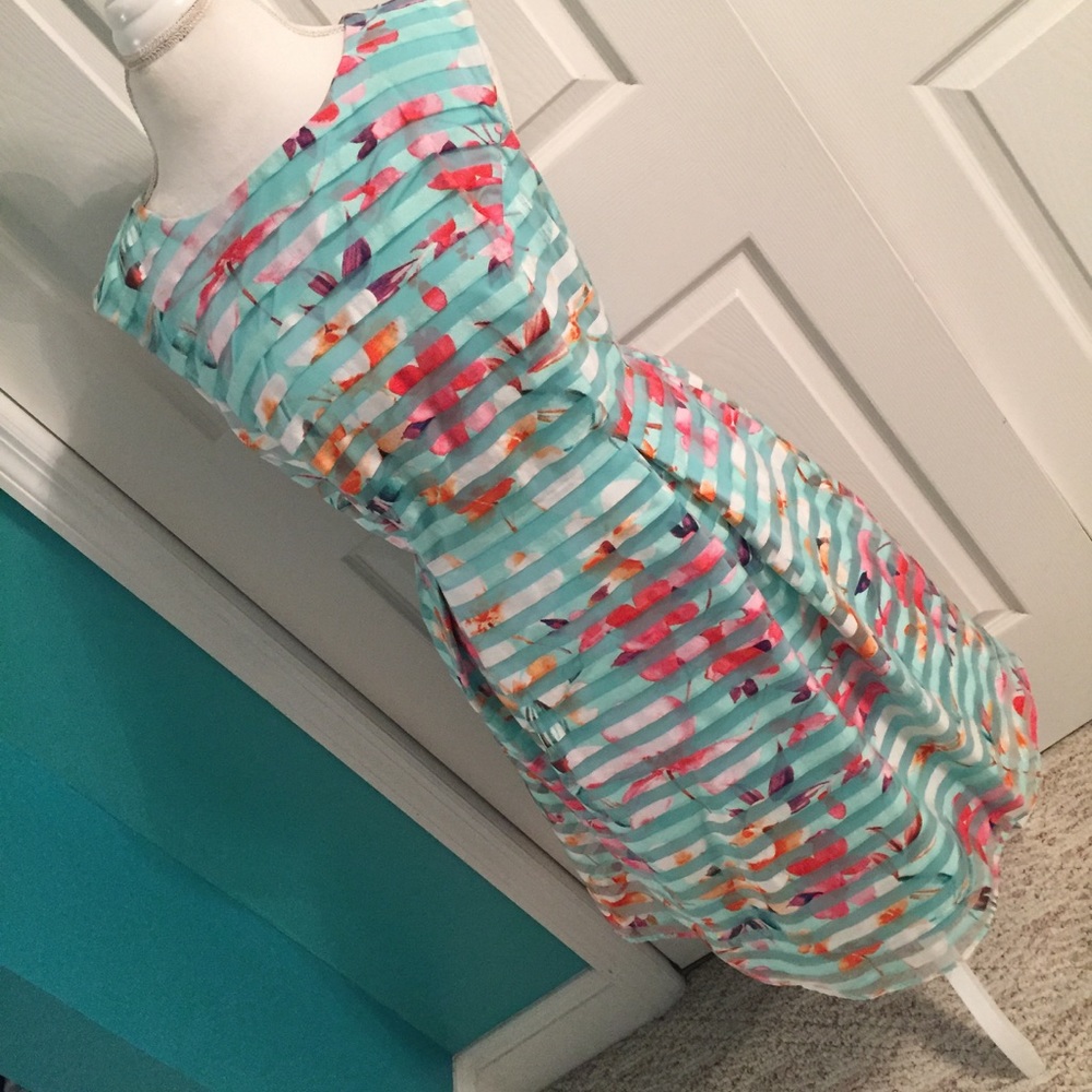 NWOT Blue Floral Dress!
