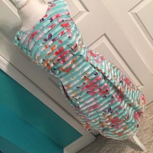 NWOT Blue Floral Dress!