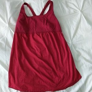 Lululemon red workout top