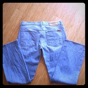 NWOT 7 for all Mankind flip flop jeans