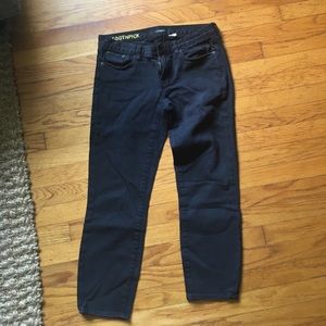 J. Crew Toothpick ankle jeans in black, sz 29