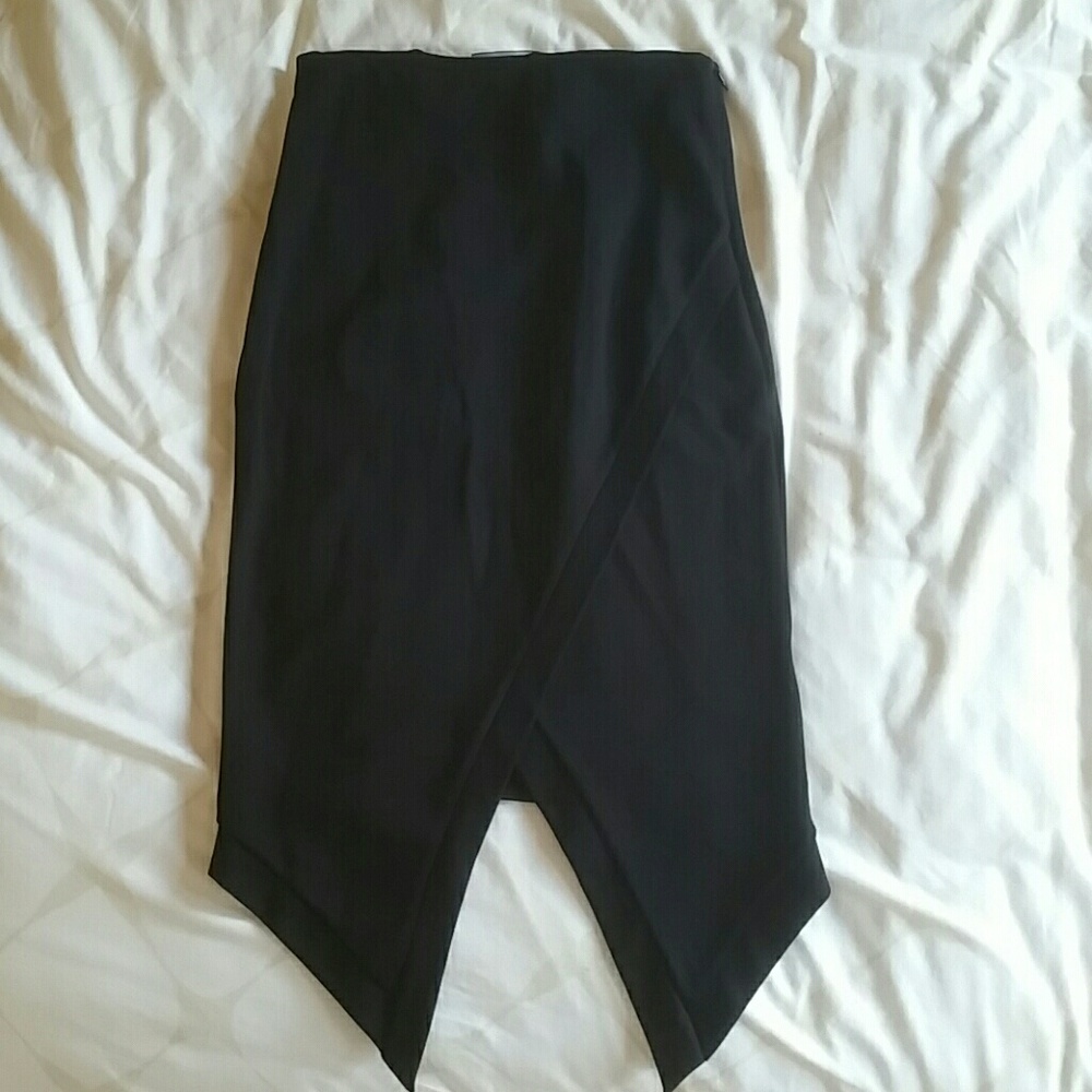 Clearance....Black, Asymmetrical,Pencil Skirt