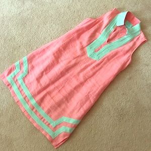 Sail to Sable Linen Sleeveless Shift! Size Small