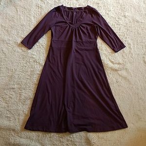 Eddie Bauer Purple Travex Travel Dress