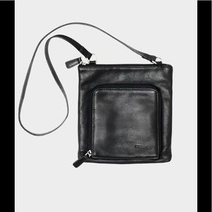 Vintage Black Mini Fossil Shoulder Bag