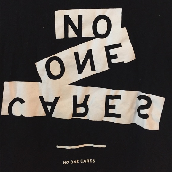 No one cares shirt - Picture 3 of 3