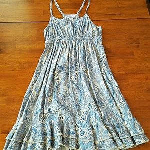 Blue paisley sundress