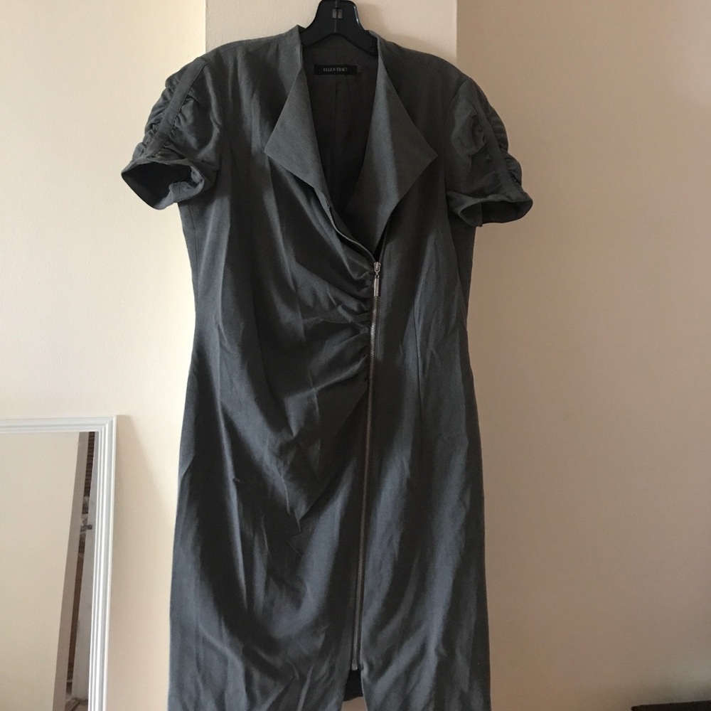 Ellen Tracy Gray Dress - Perfect for Work!