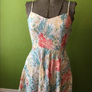 Old Navy watercolor strap dress