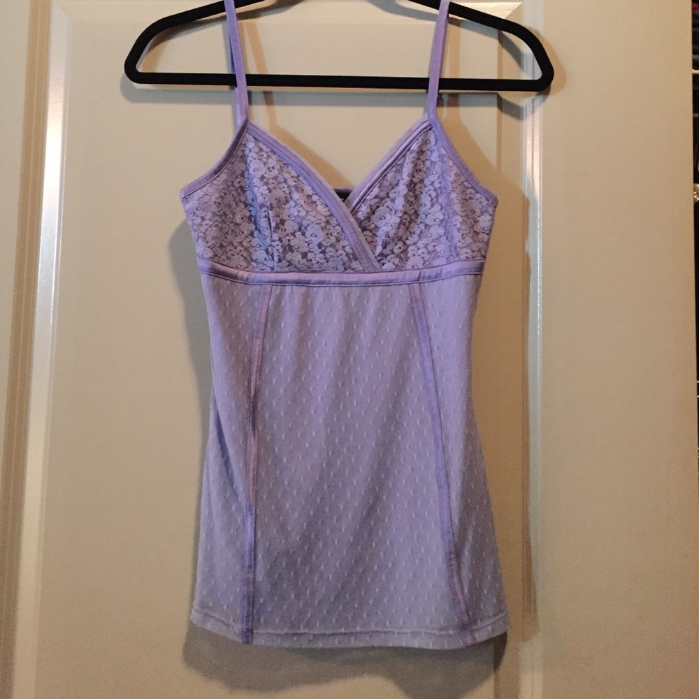 Light purple lace camisole