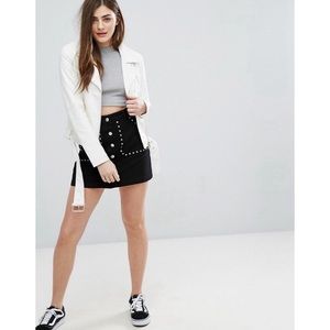 New Look Leather Look Biker Jacket from Asos NWT