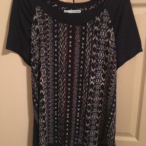 Cute navy pattern shirt