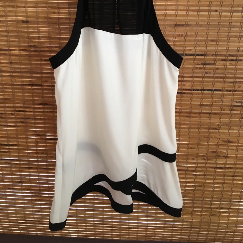 Parker black and white cami