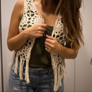 AMERICAN RAG Crochet Vest