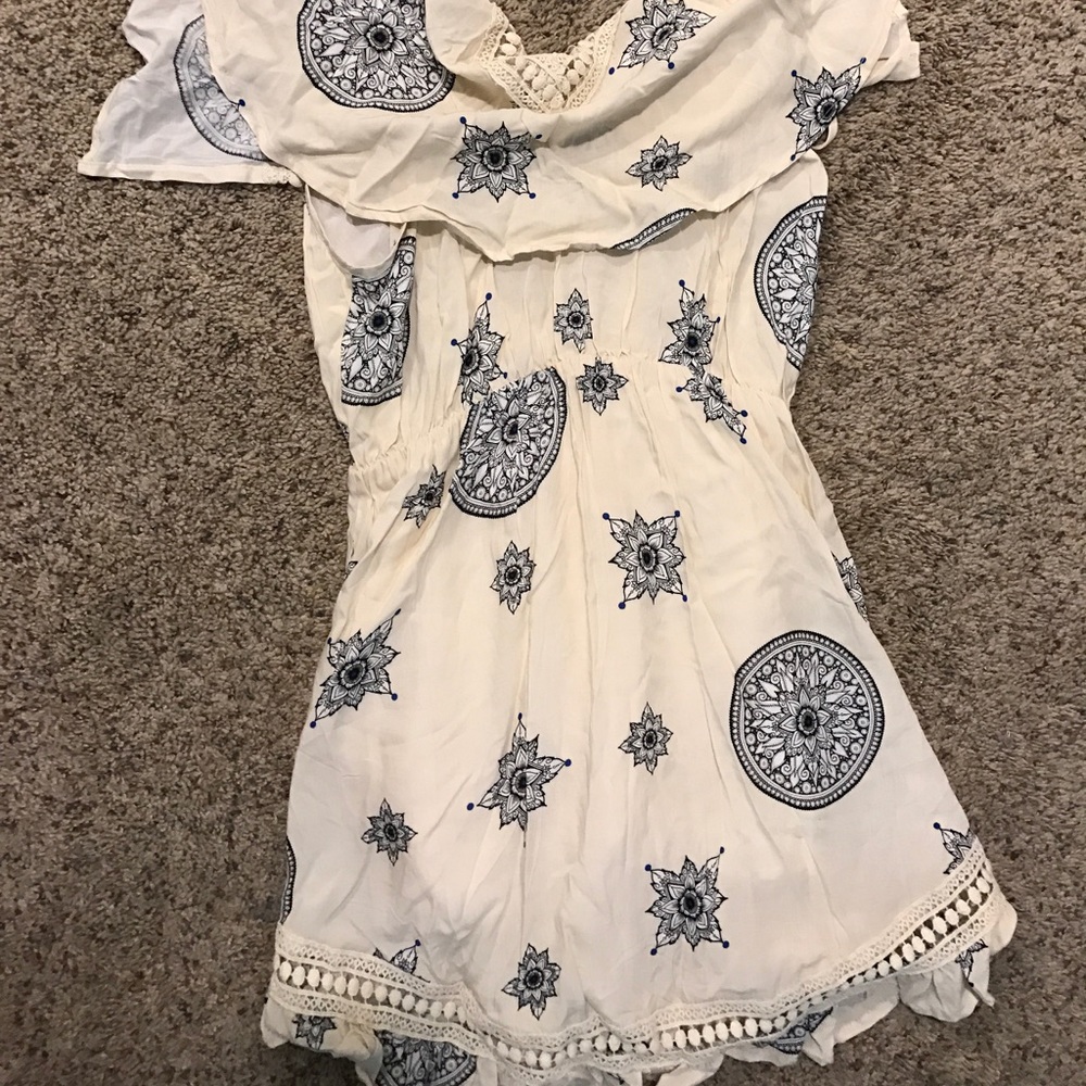 Grecian Blue Romper