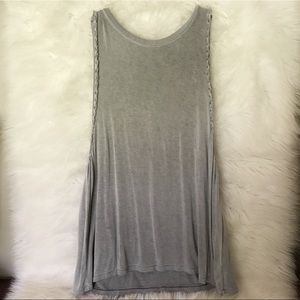 AE Soft and Sexy Grey Muscle Tank
