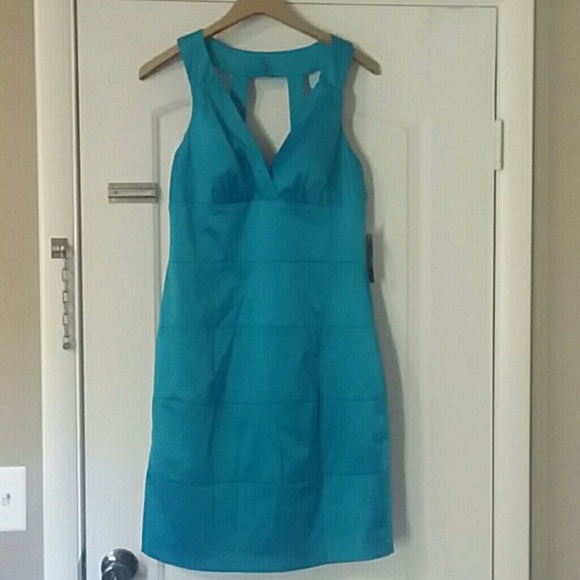 Bisou bisou satin dress 8 - Picture 1 of 4