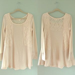 Anthropologie (Eloise) cream sweater/tunic