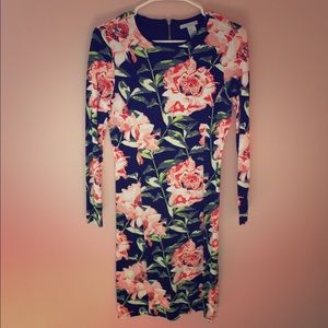 H&M Floral Midi Dress