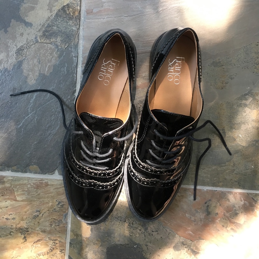 NWOT Franco Sarto patent Mary Janes