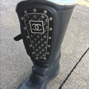 Chanel Moto boots
