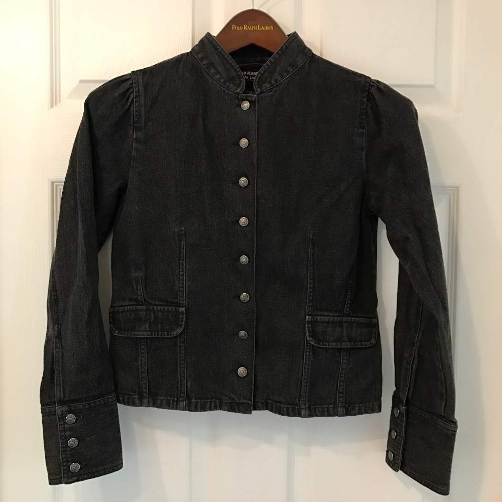 Black Denim Jacket, Ralph Lauren