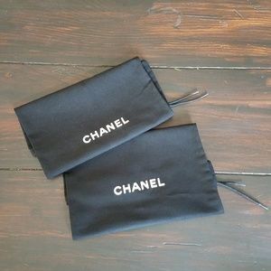 Authentic Chanel Women's Shoe Dust Bags (2) | $25